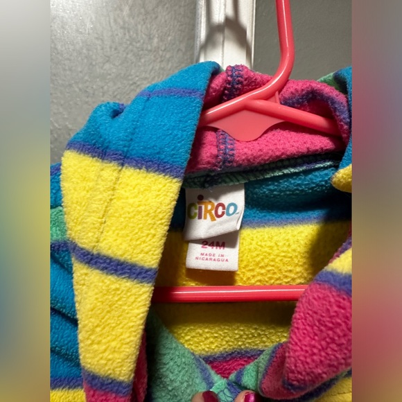 Circo Striped Fleece Pullover - Picture 3 of 6